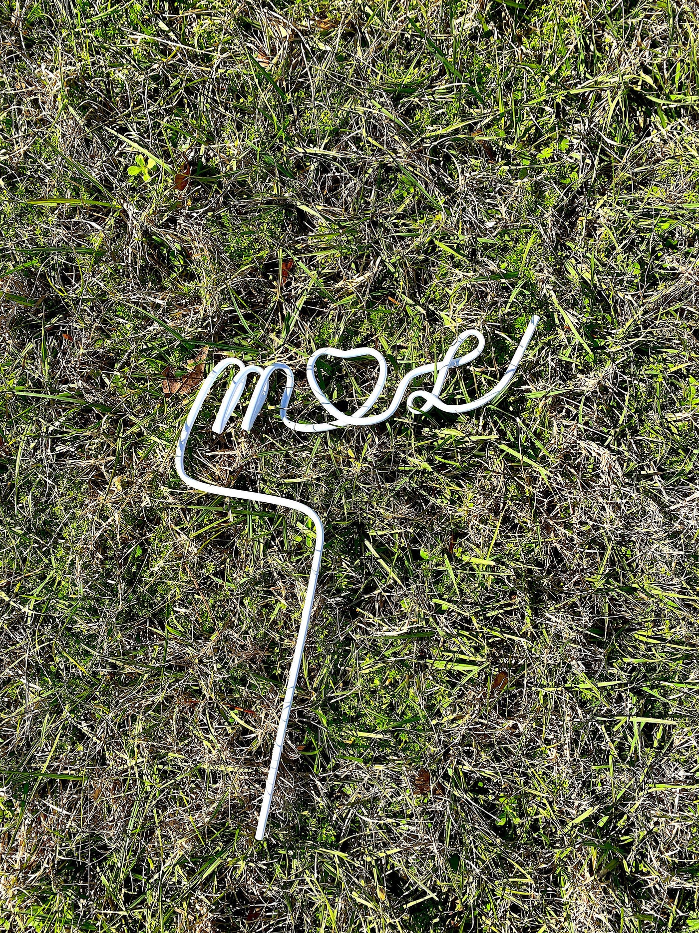 Custom Heart Initial Straws