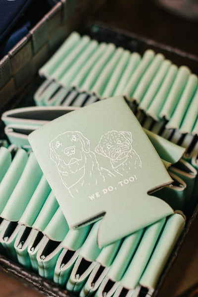Custom Pet Art Can Coolers