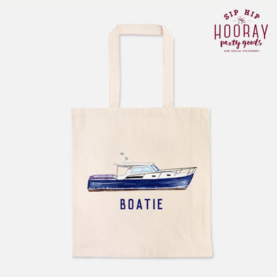 Boat Art Tote Bags