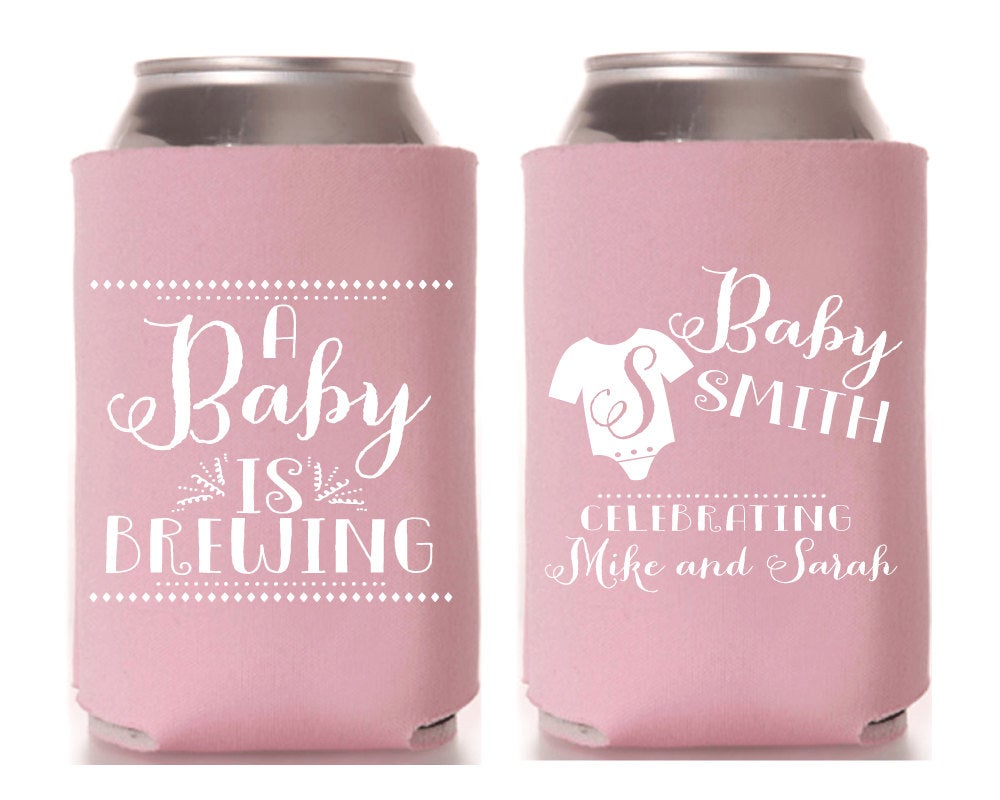 Baby Shower Can Coolers #1342