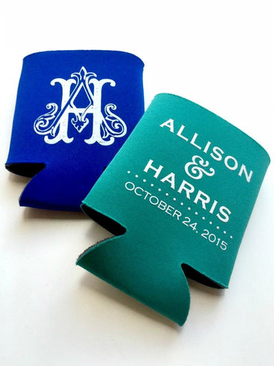 Personalized Duogram Can Coolers