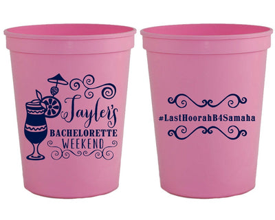 Bachelorette Party Stadium Cups, #1119