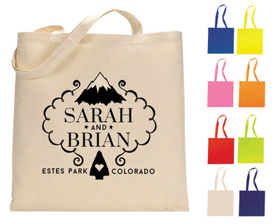 Mountain Wedding Tote Bags #1082, #1157