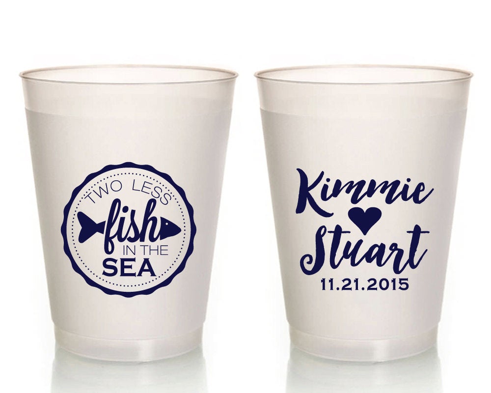 Two Less Fish in the Sea Frosted Cups #1257