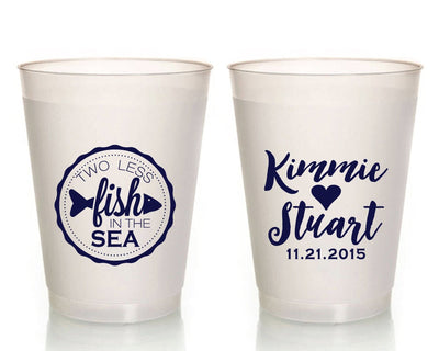 Two Less Fish in the Sea Frosted Cups #1257
