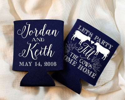 Let's Party til the Cows Come Home Can Cooler #1283