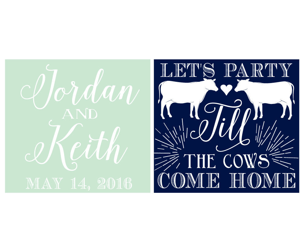 Party Till The Cows Come Home Can Coolers #1283