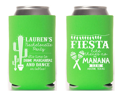 Final Fiesta Bachelorette Party Can Coolers #1287