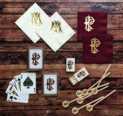 Custom Monogram Matchboxes