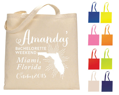 Destination Bachelorette Tote Bags #1300