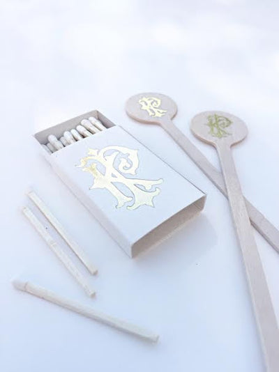 Custom Monogram Matchboxes