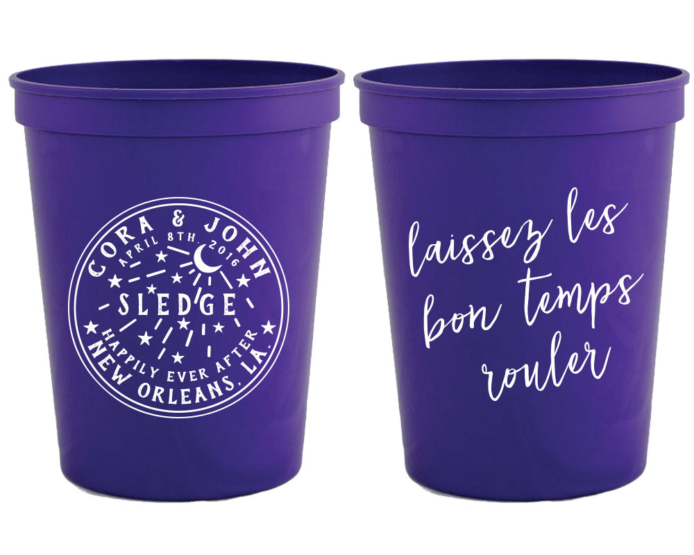 NOLA Crescent Water Meter Stadium Cups #1351