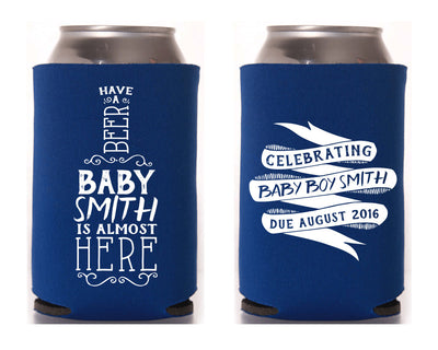 Have a Beer Baby Shower Can Coolers #1353
