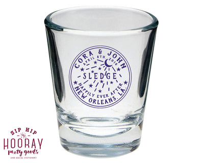 NOLA Crescent Water Meter Shot Glasses #1351