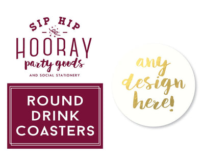 Personalized Wedding Coasters Design #1162