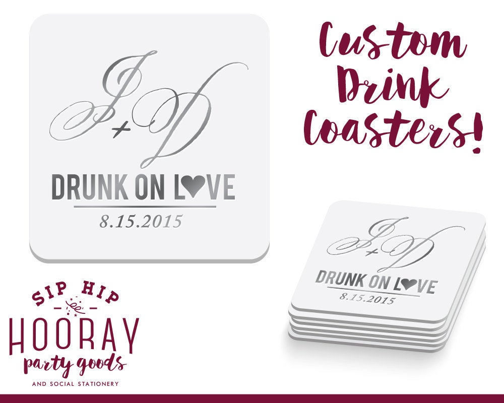 Personalized Wedding Coaster