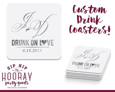 Personalized Wedding Coaster