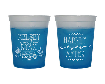 Happily Ever After Color Changing Cups #1377