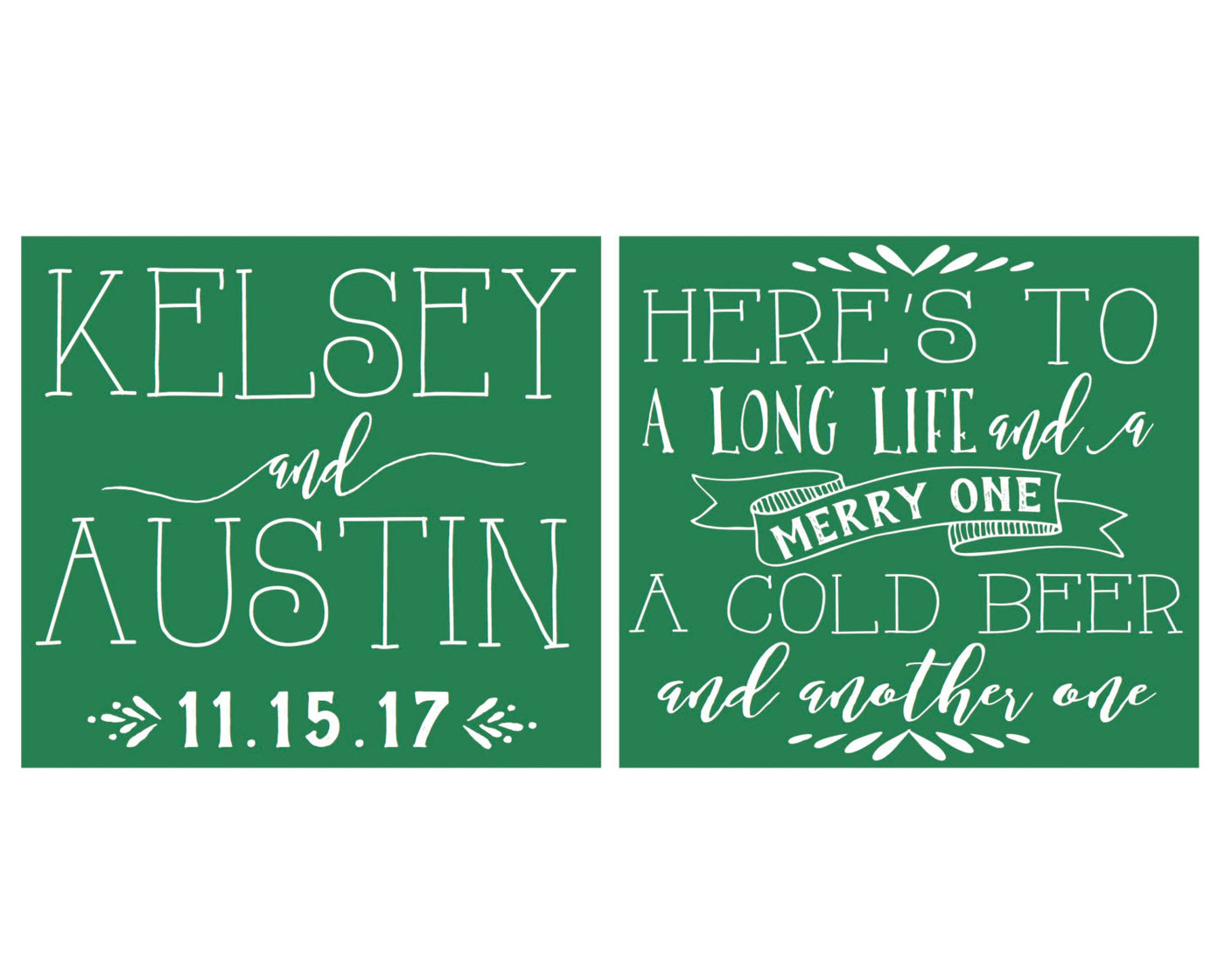 Irish Blessing Can Coolers #1391