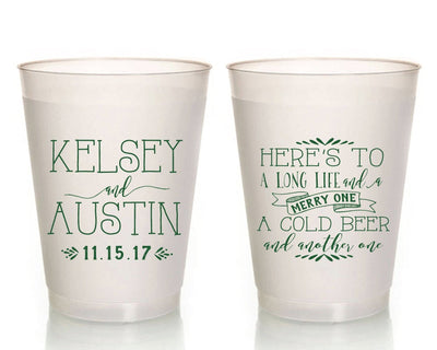 Irish Blessing Frosted Cups #1391