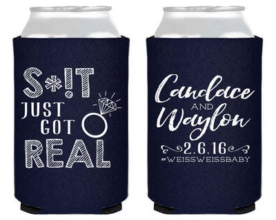 Just Got Real Can Coolers #1390