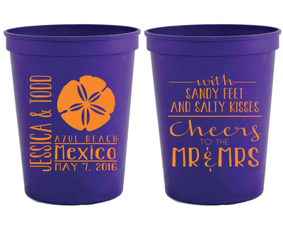 Sandy Feet Salty Kisses Stadium Cups #1402