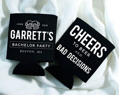 Custom Bachelor Party Can Cooler Design #1410