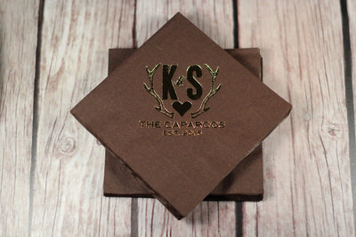 Rustic Antlers Beverage Napkin #1041, #1043, #1303, #1090