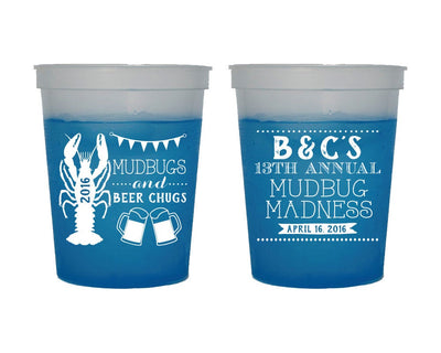 Mudbug Madness Crawfish Boil Color Changing Cups #1430
