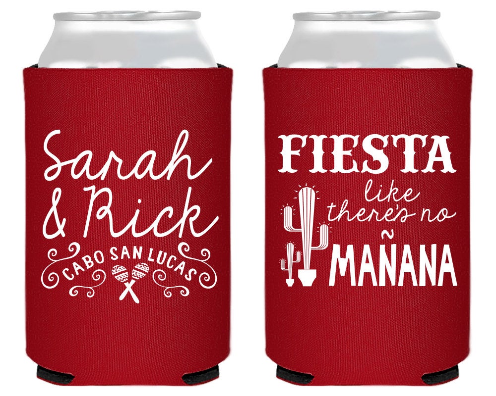 Fiesta Like There's no Manana Can Coolers #1433
