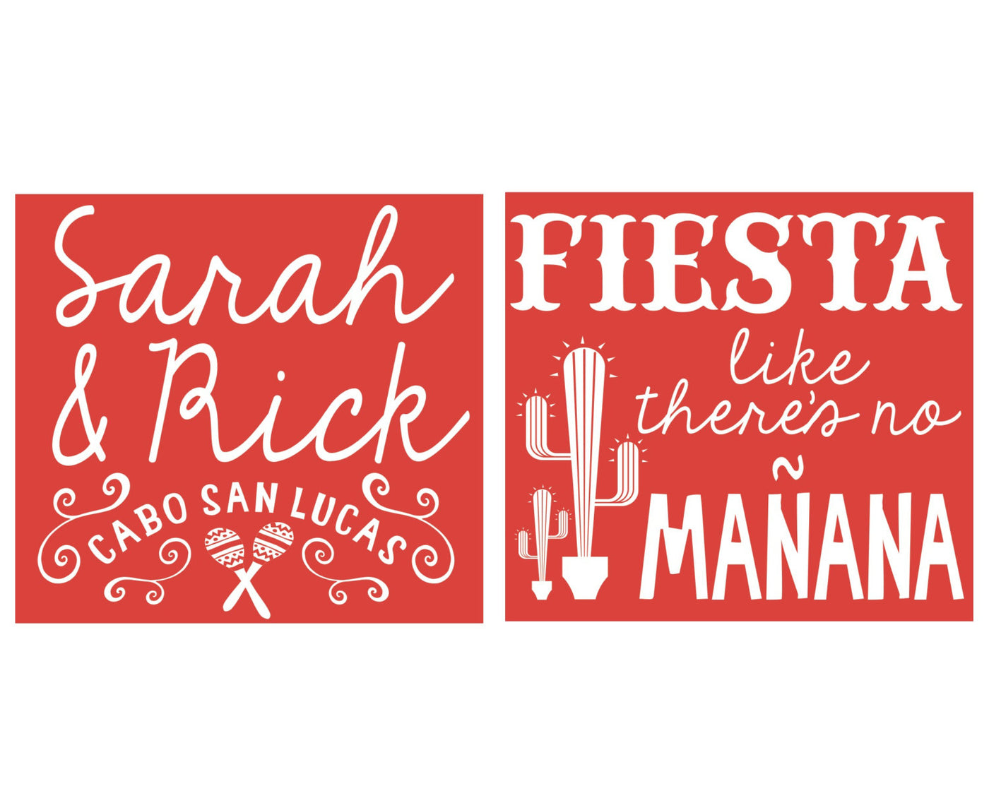 Fiesta Wedding Foam Cup Design #1433