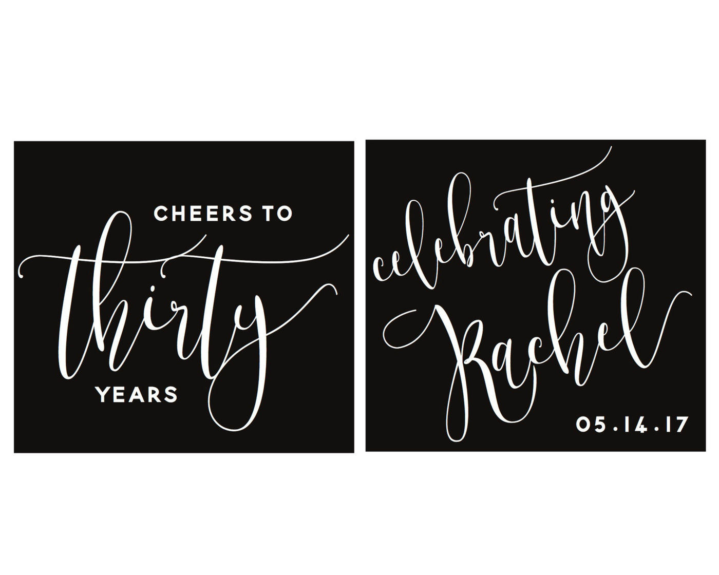 Cheers to 30 Years Birthday Party Can Cooler Design #1436