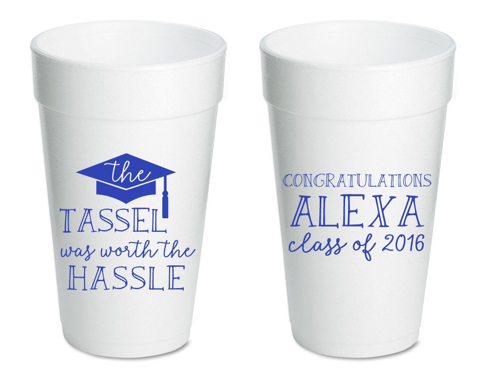 Graduation Party Foam Cups #1452