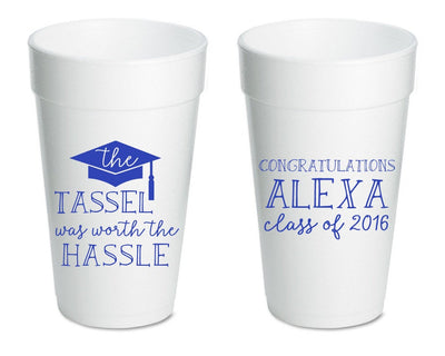 Graduation Party Foam Cups #1452