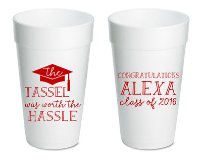 Graduation Party Foam Cups #1452