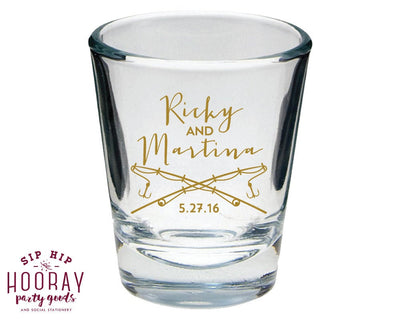 Two Less Fish in the Sea Shot Glass Design #1510