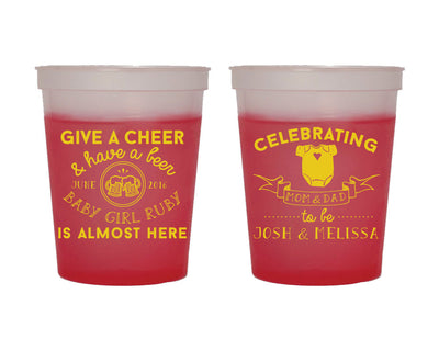 Baby Shower Color Changing Cups #1467