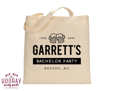 Personalized Bachelor Party Tote Bags #1410