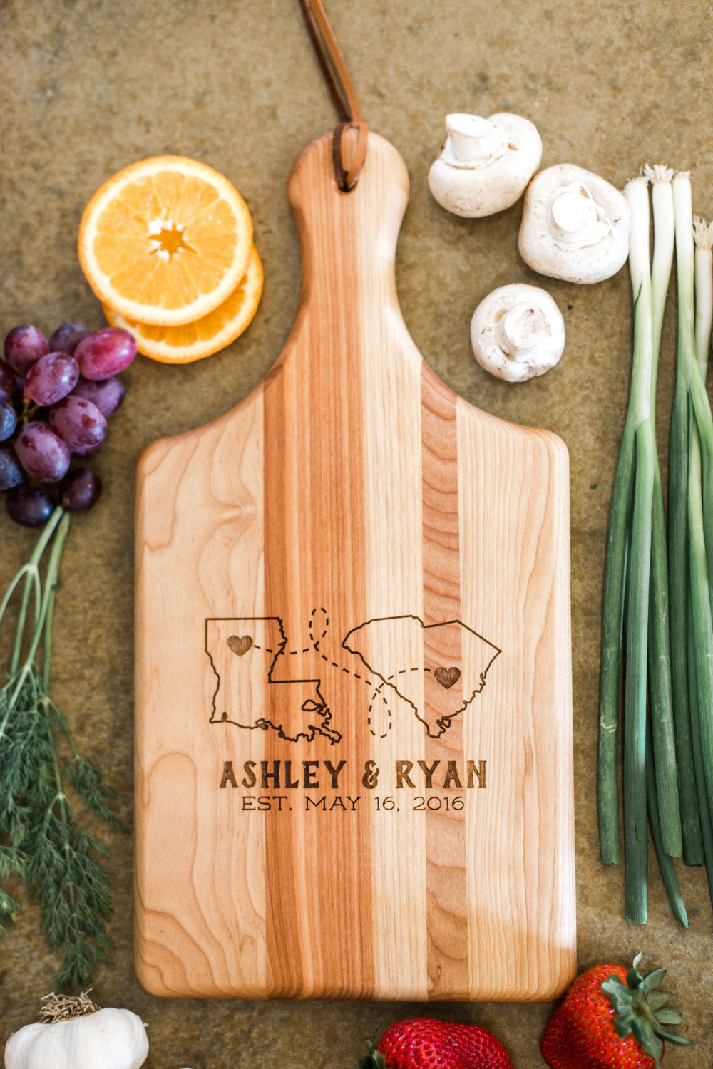 Custom Housewarming Engraved Cutting Board
