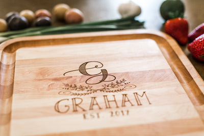 Custom Housewarming Engraved Cutting Board