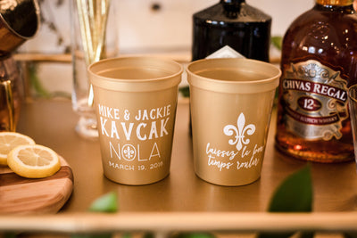 Personalized NOLA Party Stadium Cups