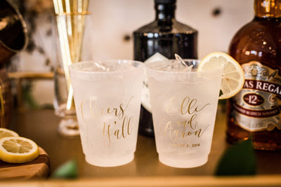 Cheers Ya'll Frosted Cups #1416