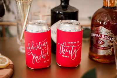 Cheers to 30 Years Birthday Can Coolers #1436