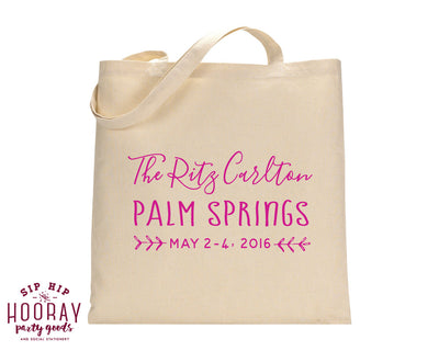 Bachelorette Party Favors Welcome Tote Bag 1418