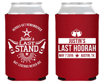 Last Stand Camo Bachelor Can Coolers #1498