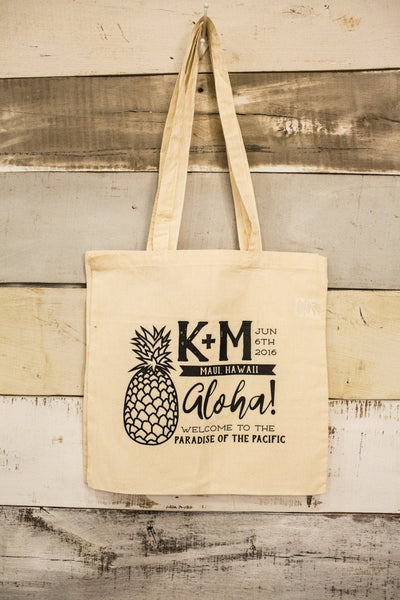 Hawaii Destination Wedding Tote Bags #1324, #1450