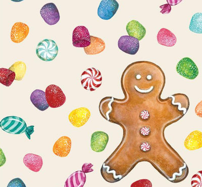 Gingerbread Cocktail Napkin