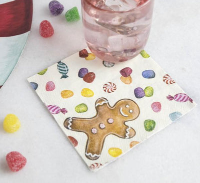 Gingerbread Cocktail Napkin