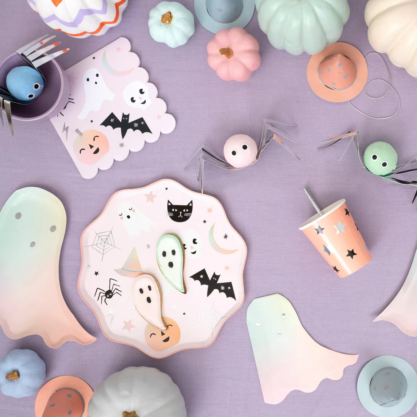 Pastel Halloween Dinner Plates (8)