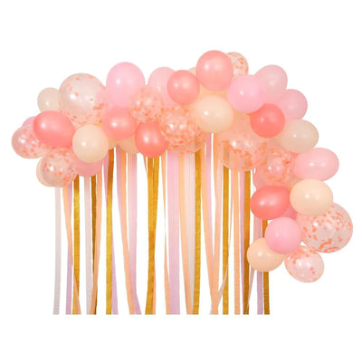 PINK BALLOON GARLAND & STREAMERS KIT